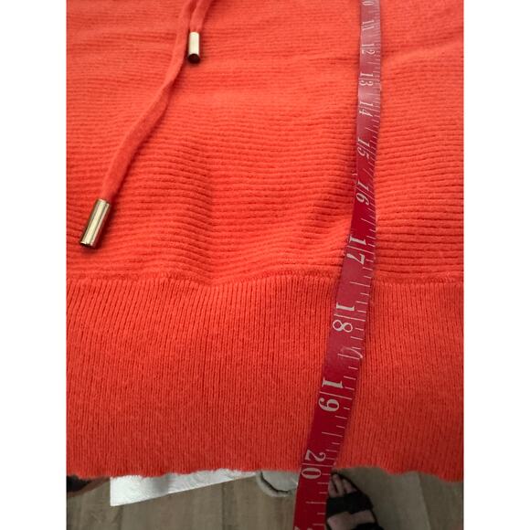 Chelsea & Theodore DOlman Sleeve Sweater Orange Size XS Hoodie - Picture 6 of 7